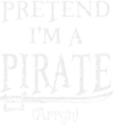 Pretend I'm A Pirate Arrgh Costume Party Halloween Pirate Women's Dry Zone Grid Polo