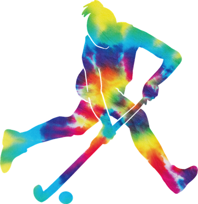 Field Hockey Tie Dye Kids Long Sleeve Shirt