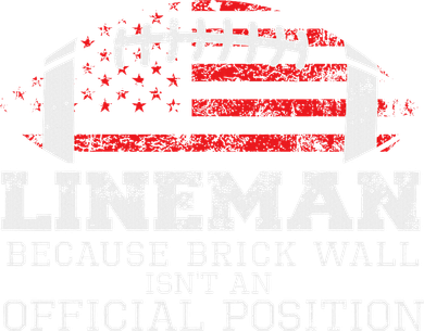 Football Lineman Because Brick Wall O Line D Line Lineman Mousepad