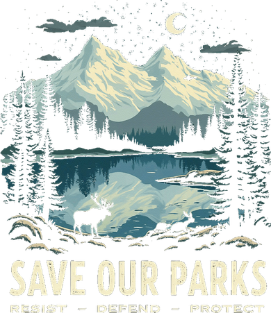 Save Our Parks Resist National Park Protect ALT US Nature Tote Bag