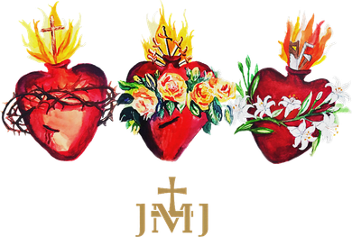 Three Sacred Hearts Of Jesus Mary Joseph Jmj Catholic Women's Tank Top
