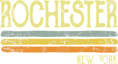 Vintage Rochester New York Ny Love Gift Souvenir Pom Pom 12in Knit Beanie