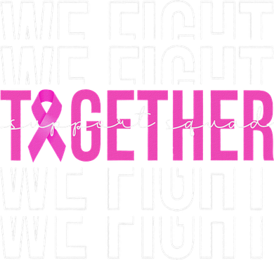 We Fight Together Breast Cancer Awareness Support Squad Hat