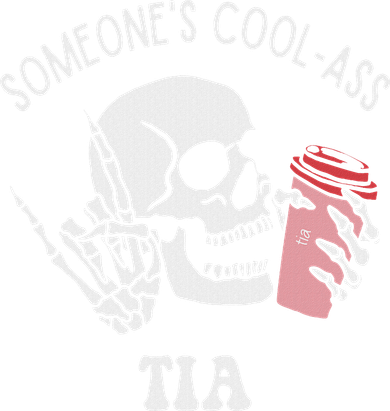 Someone's Cool Ass Tia Cool Auntie Club Skull Skeleton Kids Sweatshirt