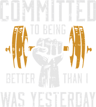 Gym Committed To Better Than Yesterday Workout Women Women's Hoodie