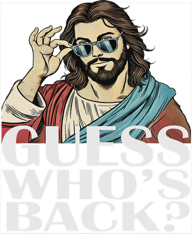 Guess Whos Back Jesus Easter Religious Catholic Ornament