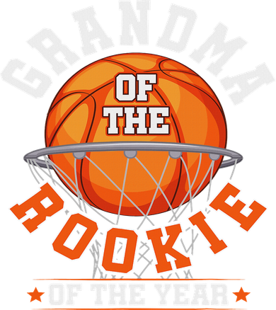 Grandma Of Rookie 1st Birthday Basketball Family Matching Baby Bodysuit