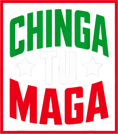 Chinga Tu MAGA Funny Political Mexican Pride  Doggie Tank