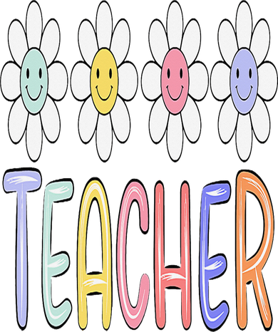 Teacher Life Daisy Flower PreK Kindergarten Teacher Team Hat