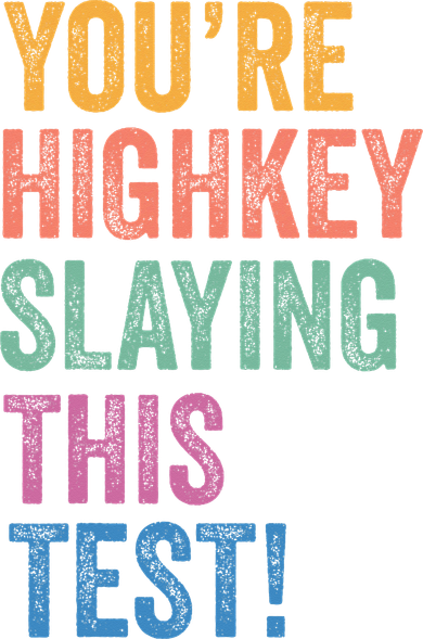 Testing Day Youre Highkey Slaying This Test Day Teacher Gift Doddie Hoodie
