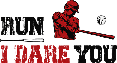 Run I Dare You Funny Baseball Catcher Baseball Player Lover Coaster