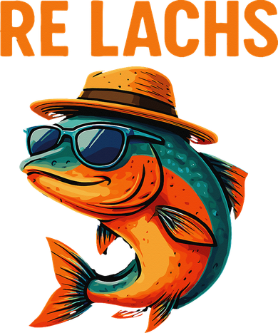 Re Lachs Funny Chill Salmon Pun Toddler Long Sleeve