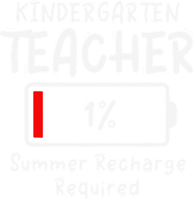Kindergarten Teacher-Summer Recharge Required Funny Last Hat