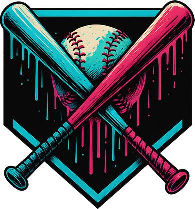 Ice Cream Dripping Baseball Home Plate Drip Respect The T-Shirt