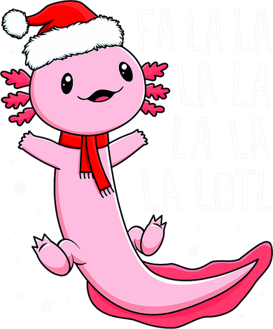 Funny Fa La La Lotl Axolotl Christmas Xmas  Kids Long Sleeve Shirt