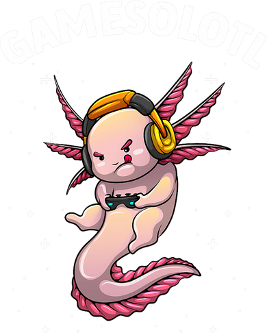 Cute Gaming Art For  Women  Video Game Axolotl Gamer Kids Sweatshirt