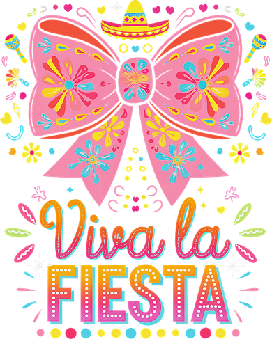Viva La Fiesta Coquette Bow Cinco De Mayo Mexican Bucket Hat