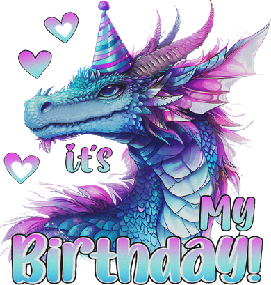 It's My Birthday Dragon Party Cute Dragons Lover Theme Doddie Hoodie