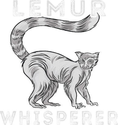 Lemur Whisperer Funny Lemur Lover Lemur Monkey Women's Long Sleeve Shirt