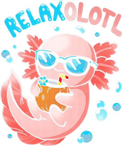 Relaxolotl Funny Axolotl Relax  Kids T-Shirt