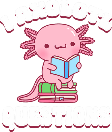 Cute I Axolotl Questions Women Funny P.ink Axolotl Women's Dry Zone Grid Polo
