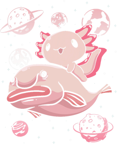 Axolotl Kawaii Blobfish Toddler Long Sleeve