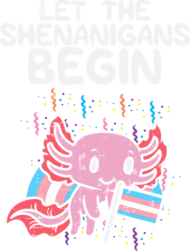 Axolotl Transgende.r Flag Shenanigans Tran.s Transsexual Pride Women's Tank Top