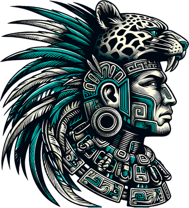 Aztec Warrior Jaguar Mousepad