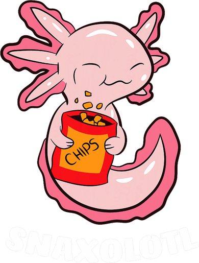 Cute Axolotl Lover Snaxolotl Kawaii Axolotl Food Sweets  Toddler Long Sleeve