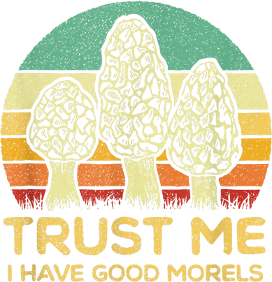 Morel Mushroom Funny Foraging Morels Hunters T-Shirt