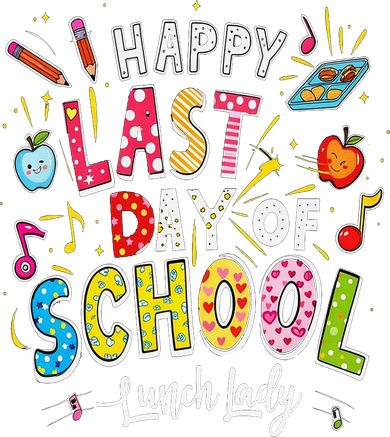 Happy Last Day Of School Lunch Lady Summer Design Gift Women's Hoodie