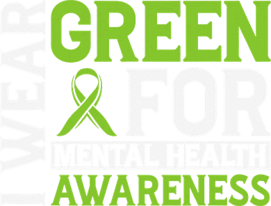 I Wear Green Mental Health Awareness Mental Health Matters T-Shirt