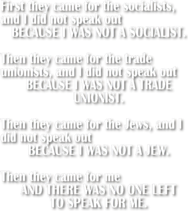 First They Came For The Socialists No One Left To Speak Poem Toddler Hoodie