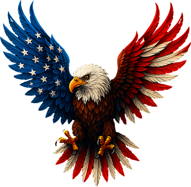 American Flag Bald Eagle Patriotic Eagle 4th Of July USA  Doggie Tank
