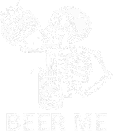 Beer Me Skeleton Scary Spooky Drinking  Backpack