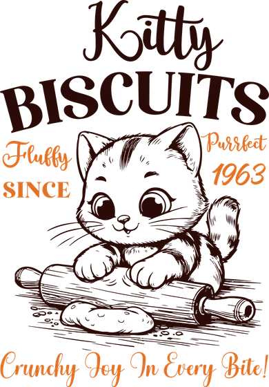 Kitty Biscuits Fluffy Purrfect Since 1963 Women's Hoodie