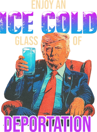 ICE Enjoy An Ice Cold Glass Of Deportation Women's Dry Zone Grid Polo