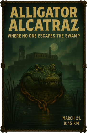 Alligator Alcatraz Where No One Escapes The Swamp Kids Sweatshirt