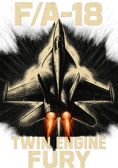 F/A-18 Twin Engine Fury Toddler Long Sleeve