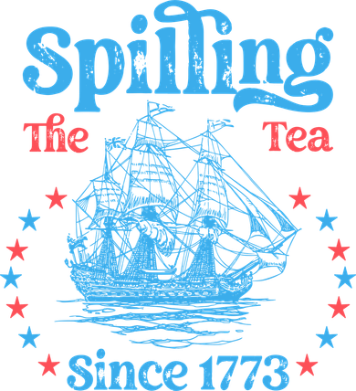 Spilling The Tea Since 1773 American History Kids Sweatshirt