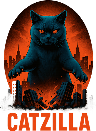 Catzilla Pose Women's Hoodie