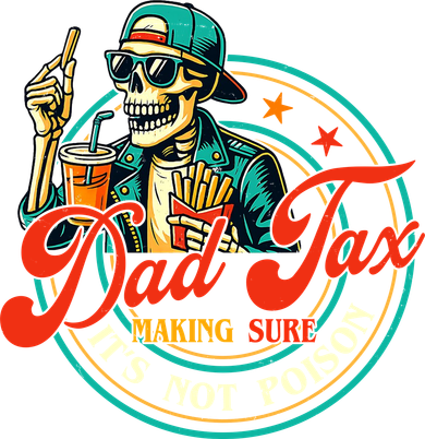 Dad Tax Making Sure It's Not Poison Funny Kids Long Sleeve Shirt