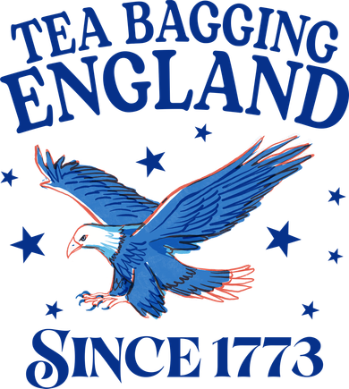 Tea Bagging England Since 1773 Patriotic Eagle Women's Sweatshirt