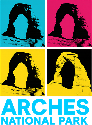 Arches National Park Warhol Style Bucket Hat