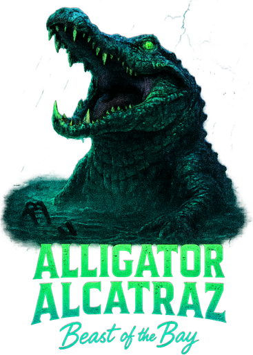 Alligator Alcatraz Beast Of The Bay Women's Long Sleeve Shirt