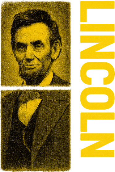 Epic Abraham Lincoln Grunge Portrait Women's T-Shirt