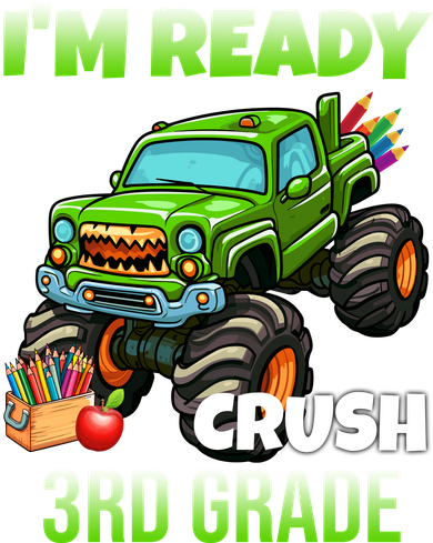 I'm Ready To Crush 3rd Grade Monster Truck Coaster