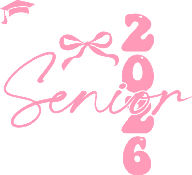Senior Class Of 2026 Coquette Bow Graduation 26  Coaster