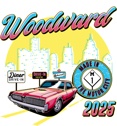 Crusin Woodward Made In The Motor City 2025  Apron