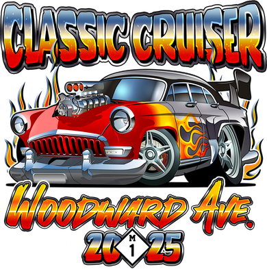 Classic Cruiser Woodward Ave Detroit To Pontiac 2025 Coaster